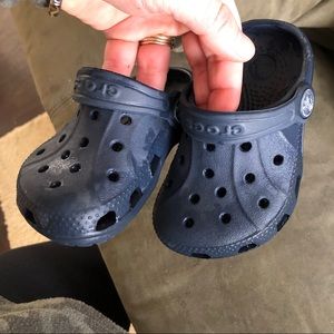 Toddler Blue crocs 4/5